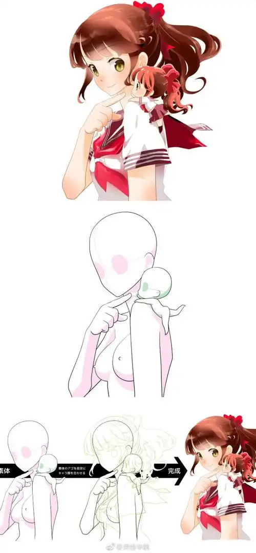 插画/漫画 人体