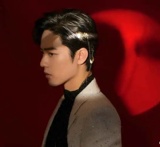 为何肖战从不染头发?当他换上银白色的头发,这才是真正的盛世美颜!