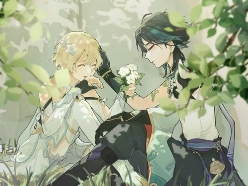 【魈荧|春日宴 07:00】f.