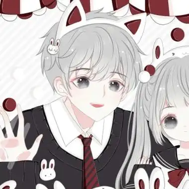 动漫情侣头像双人一左一右图片