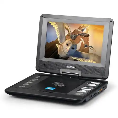 先科k-1018 移动dvd 便携式影碟机带小电视 dv-138c