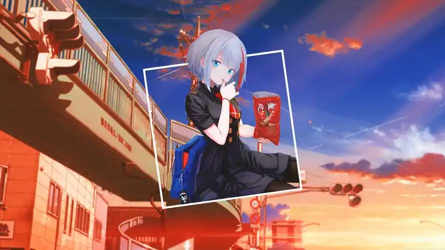 二次元少女高清动漫图片壁纸