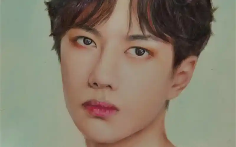 彩铅 色粉 练习画 王一博肖像画