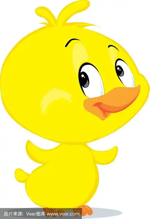 可爱的复活节鸡角色平面设计矢量插图卡通