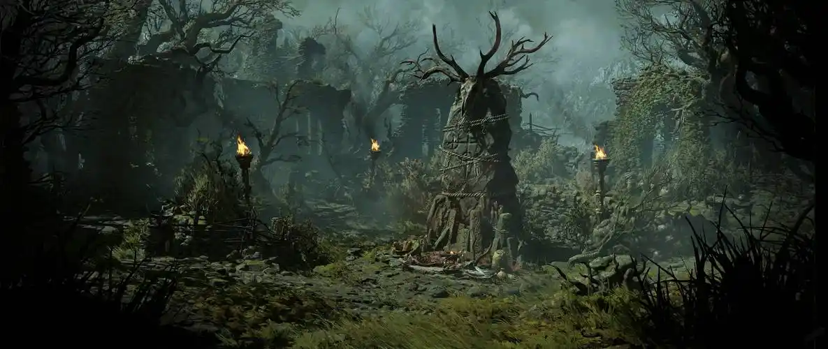 《暗黑破坏神4》加载画面赏析,每张都是精美的原画_场景_德鲁伊_时间