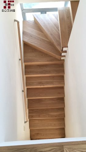 橡木实木楼梯踏步定制楼梯踏步板