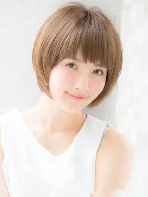 9款适合脸大妹子的短发, 清爽显瘦就这么简单