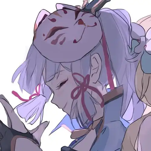 原神情头 神里绫华x荧