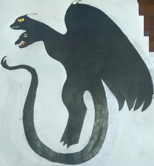 p1是随便画的双头龙 p2是我.