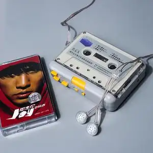 jay周杰伦全套专辑 全新未拆磁带 送全透明随身听播放器 复古