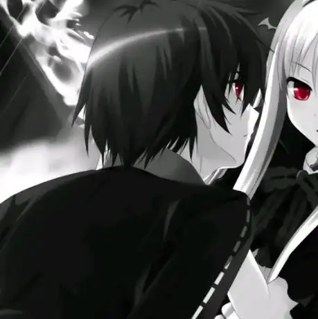 黑白系情侣头像:请你从我梦里出去或者再也不要离开