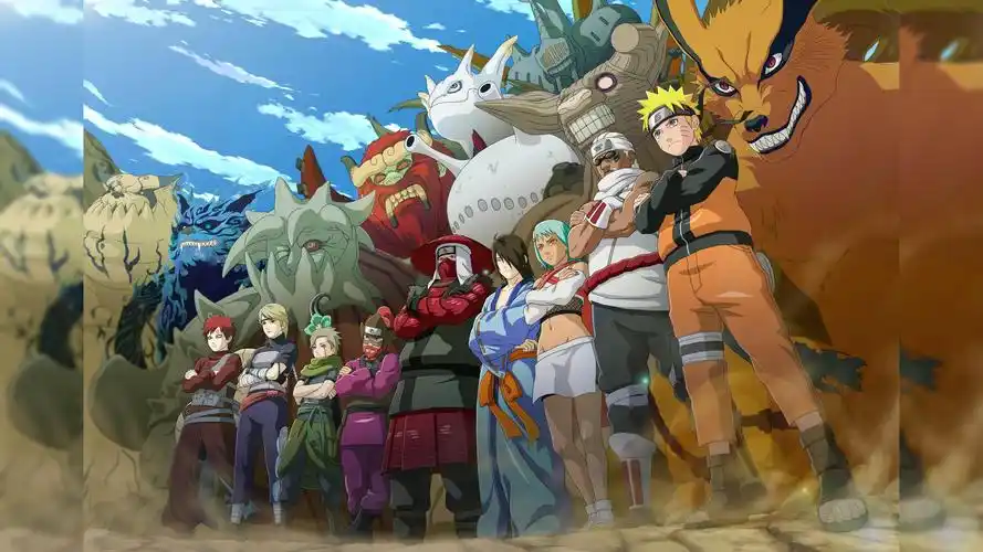 【火影忍者4】九个尾兽合体奥义