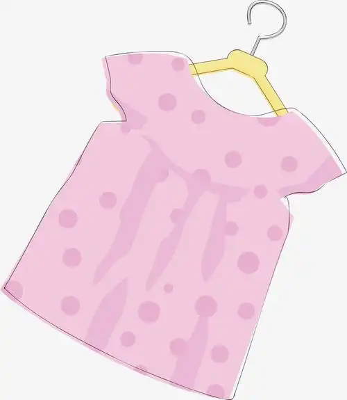 粉色女孩服装素材图