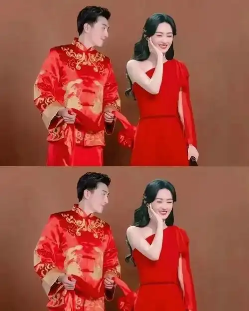 网友调侃:冯绍峰你没有拍的结婚照,有人替你完成了,记得感谢哦