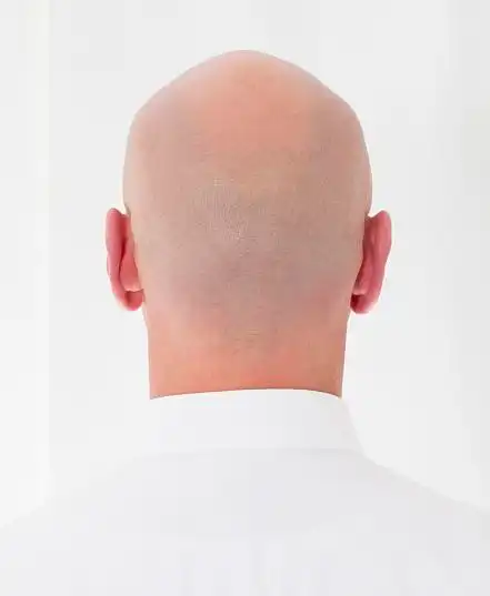 背影,光头,秃头,男人,白衬衫_高清图片_全景视觉