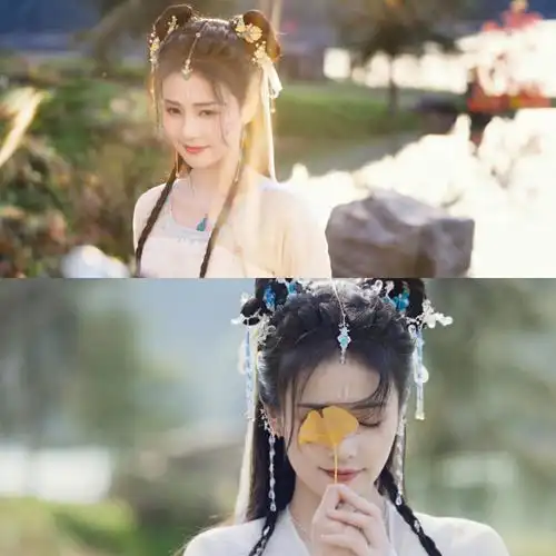 影视剧白鹿女神古装造型系列