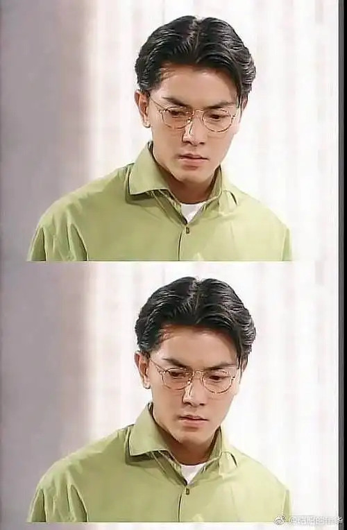 郑伊健短发也好好看,和长发完全不一样