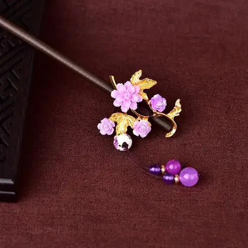 发簪复古古风女汉民族风头饰盘发发钗公主步摇发饰