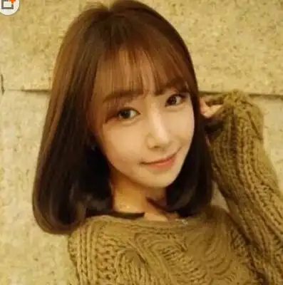 空气刘海短发内扣发型图片学生妹最爱