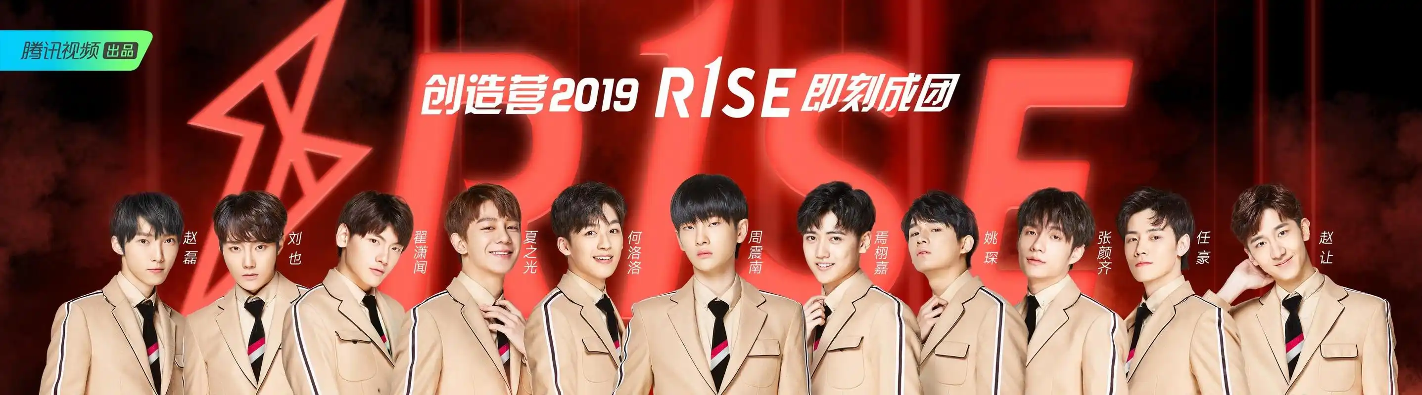 原创火箭少女101和r1se合影:孟美岐稳坐c位,周震南却没有站在c位