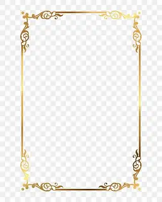 矢量金色欧式花纹边框边框素材边框花纹边框设计边框png
