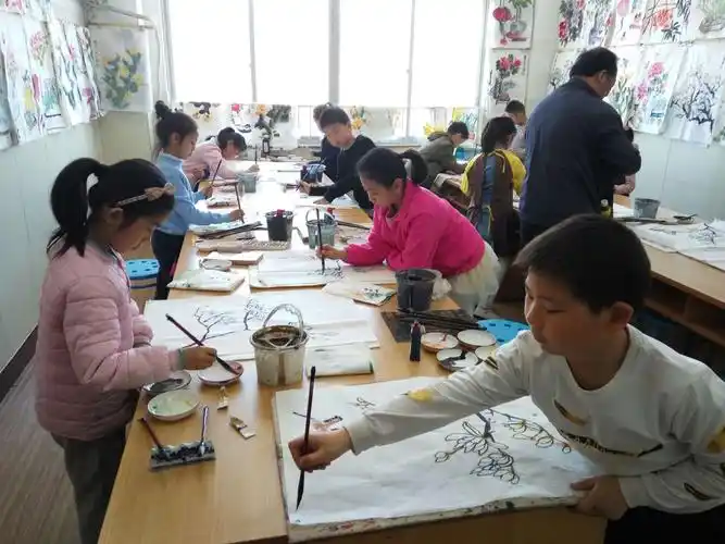 3月31号周日国画基础班课堂实录美术五教室