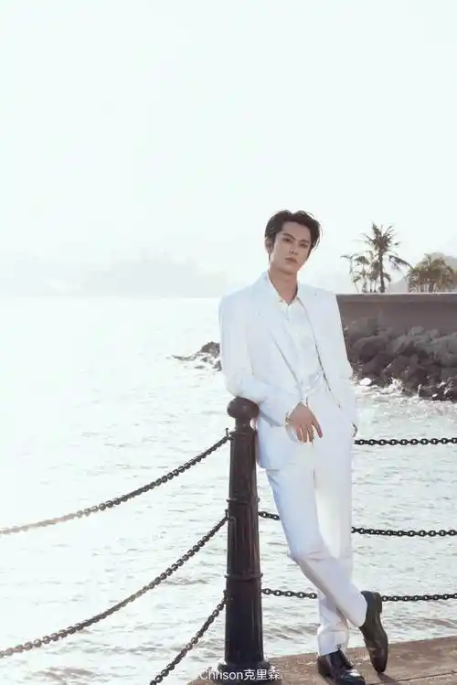 王鹤棣 x 尖叫之夜 ┊ 今晚的两套造型都是来自lv,搭配他的狼奔头发型