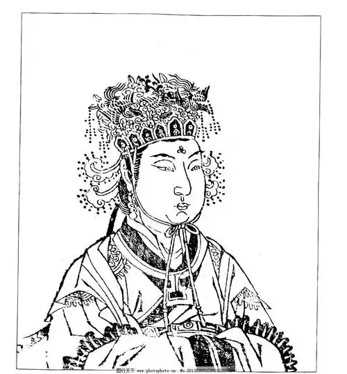 武则天 武瞾 则天大圣皇帝 画像 女皇 武后 其他人物 矢量人物