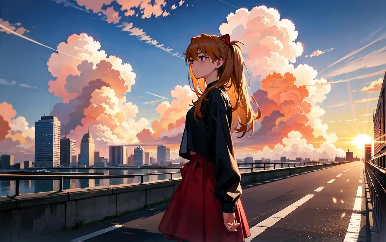 eva,明日香.#ai绘画 #二次元 #壁纸分享 壁纸第二弹 - 抖音