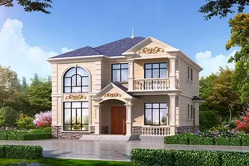 农村二层简单别墅图片