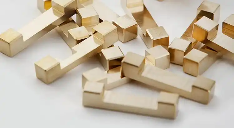 新春礼鲁班锁高难度金属玩具黄铜孔明锁12根小学生儿童智力解锁黄铜