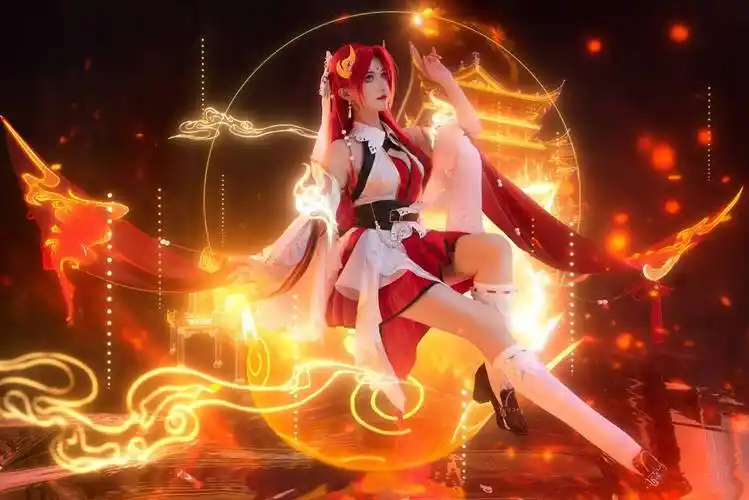 王者荣耀貂蝉唤灵魅影cosplay