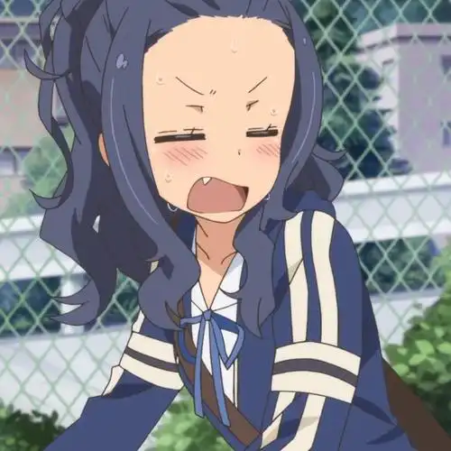 侵删致歉/自截女生女孩头像/动漫one off/前园利绘/紫毛紫发/虎牙