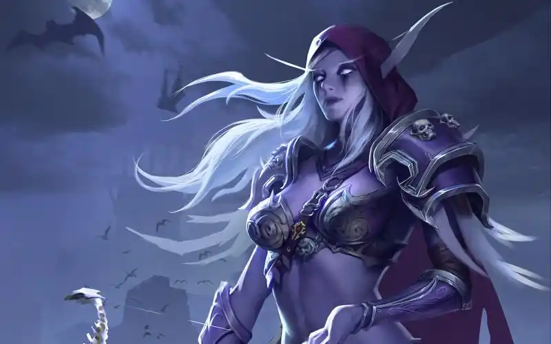 【板绘】魔兽"风行者·希尔瓦娜斯"【厚涂】