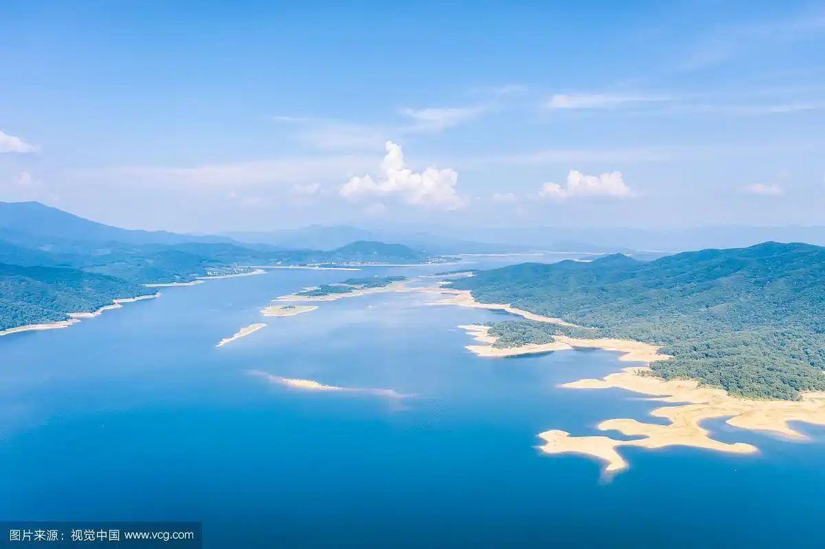 吉林省吉林省松花湖航拍全景