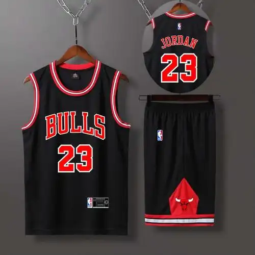 同款公牛队篮球服套装上衣23号球衣罗德曼91号男女比赛透气背心定制