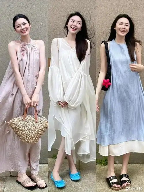夏季的衣服"色彩"怎么搭配最美?博主亲身示范20套,照穿也洋气