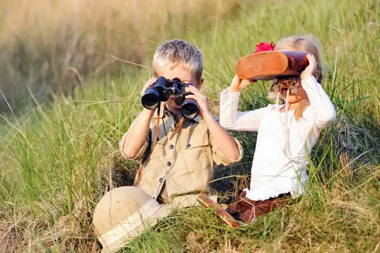 旅游,儿童,可爱,孩子,玩,装扮,游戏,一起,高兴,兄弟姐妹