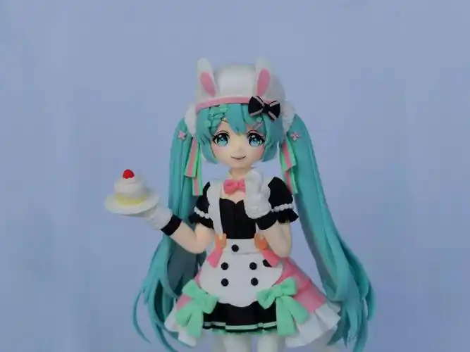 初音未来粘土手办教程中