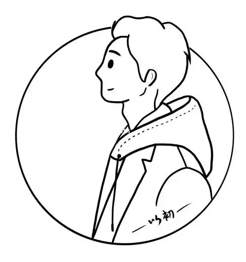 小练3极简风男生头像