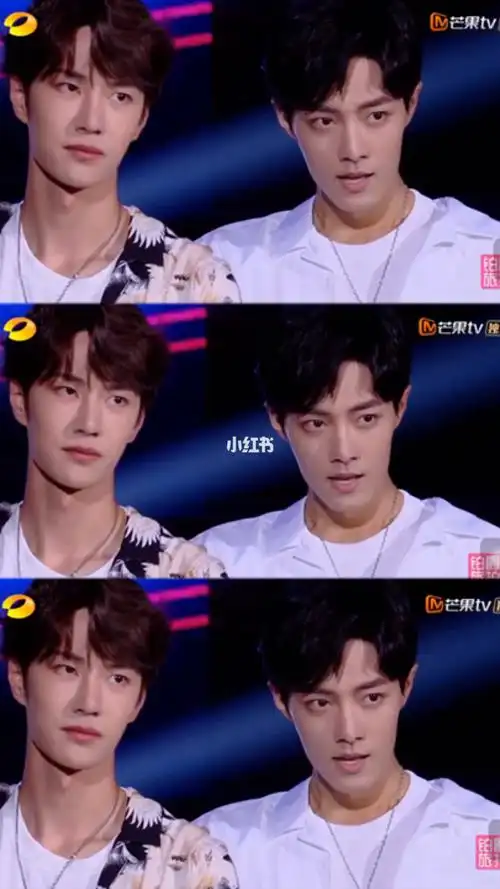 肖战王一博快乐大本营双人舞陈情令女孩06