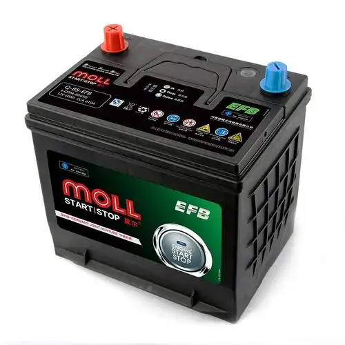 莫尔/moll 蓄电池 电瓶 以旧换新 q85-efb/6-qtpa-60(610)【加赠延保