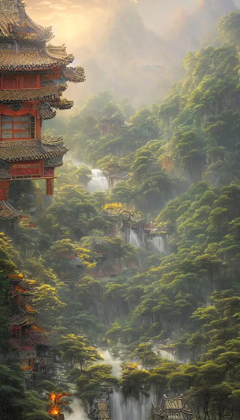 抖音图文来了 #人间仙境美如画 #古风带你欣赏美丽的中国古 - 抖音