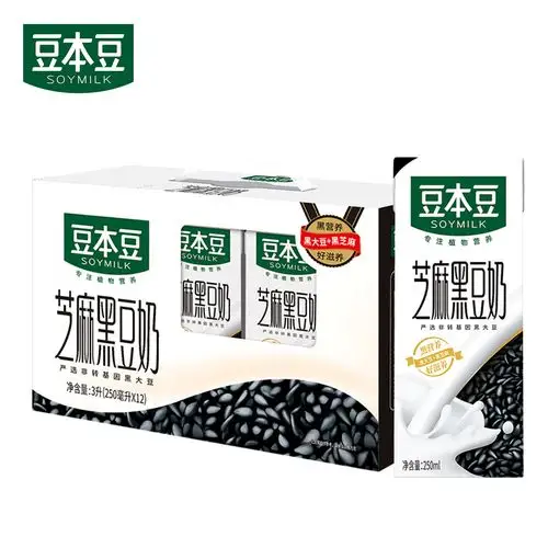 慢友专享抵现红包豆本豆黑豆奶250mlx12盒