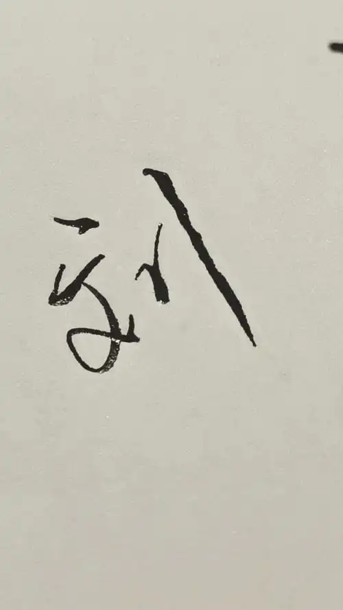 全民来写字刘金生望的连笔字写法