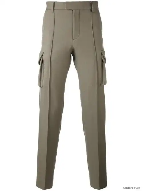 侧面盖袋设计长裤