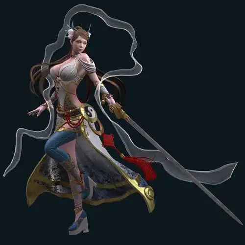 仙侠女|三维|人物/生物|张kai - 临摹作品 - 站酷 (zcool)