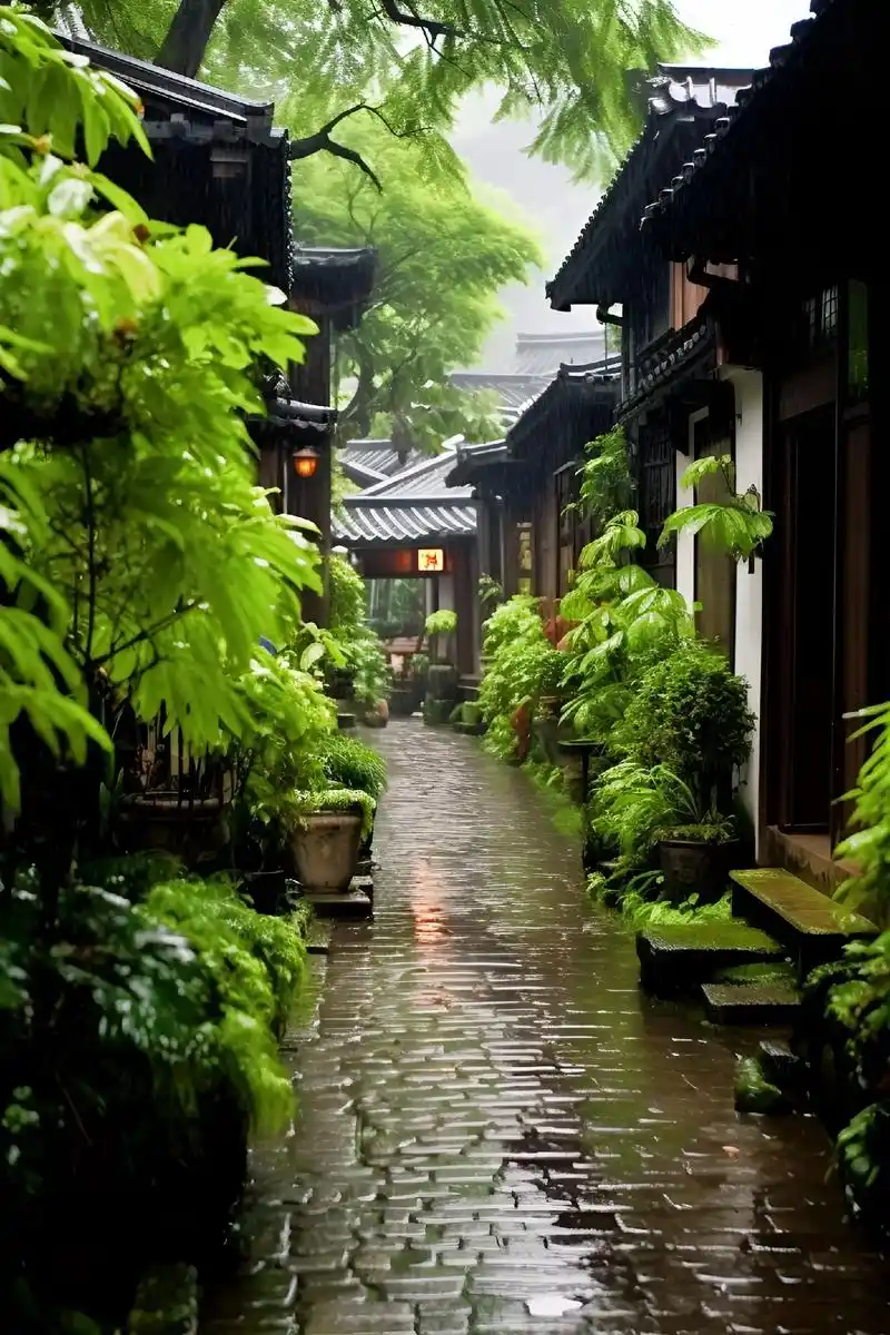 雨后江南古村落.来到了江南的一处古村落,在这里,我仿佛穿越到 - 抖音