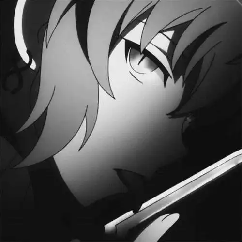 二次元头像男高冷帅气黑暗系_男生动漫头像_头像屋