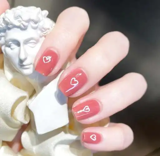 2021新款式春日少女心美甲,图片,短指甲-lomo美甲